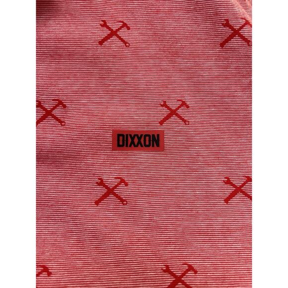 Dixon Flannel Company Heathered Red Finney Logo Premium Polo Shirt Mens Size XL - Picture 6 of 10